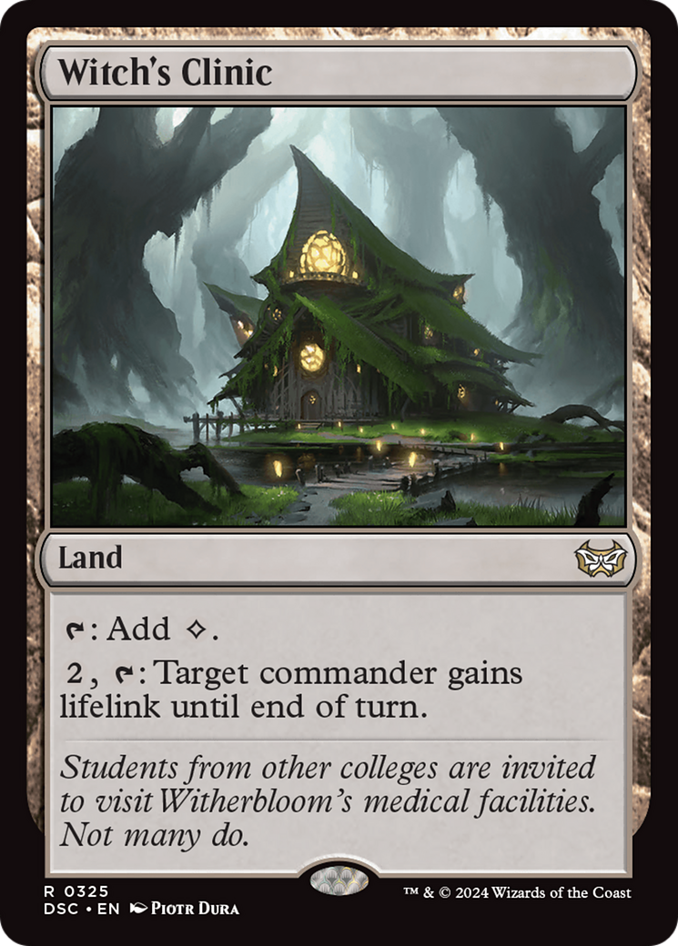 Image of Witch's Clinic (DSC-325) - Duskmourn: House of Horror Commander
