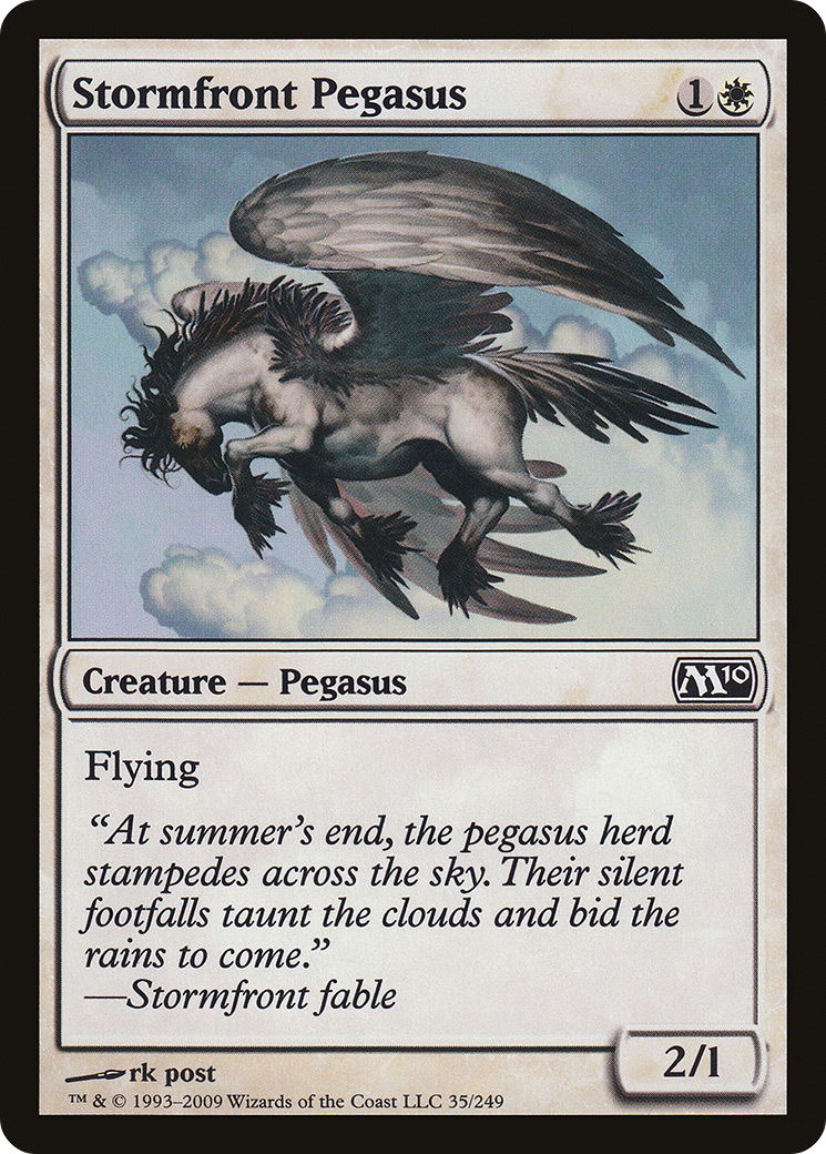 Image of Stormfront Pegasus (M10-035) - Magic 2010 Foil