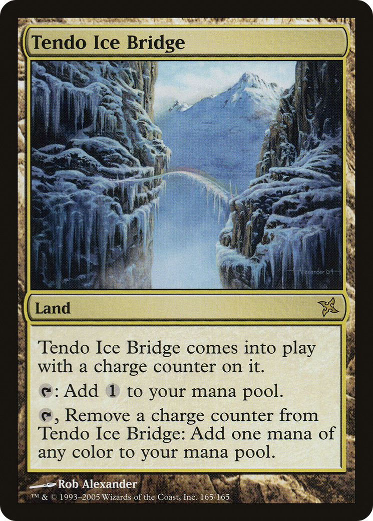 Image of Tendo Ice Bridge (BOK-165) - Betrayers of Kamigawa Foil