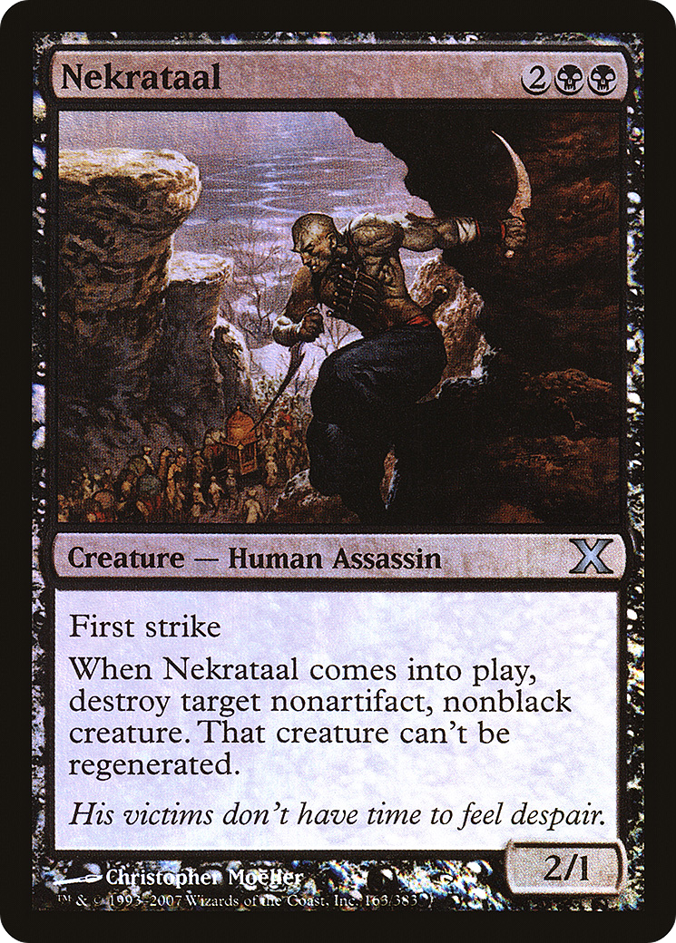 Image of Nekrataal (10E-163★) - Tenth Edition Foil