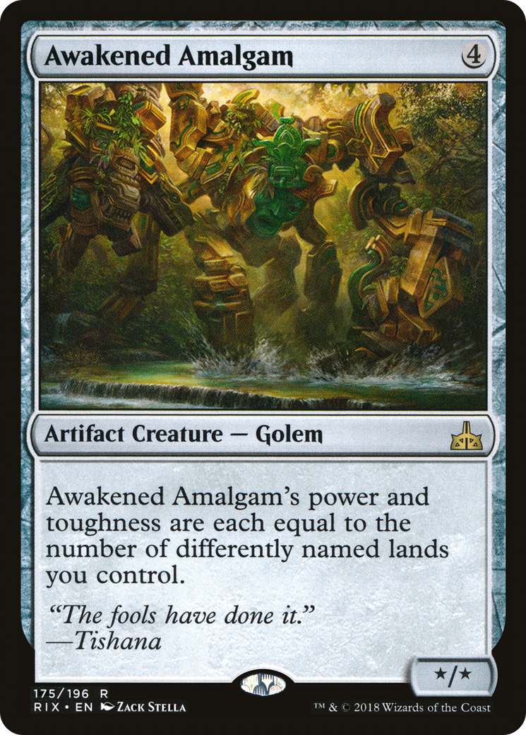 Image of Awakened Amalgam (RIX-175) - Rivals of Ixalan Foil