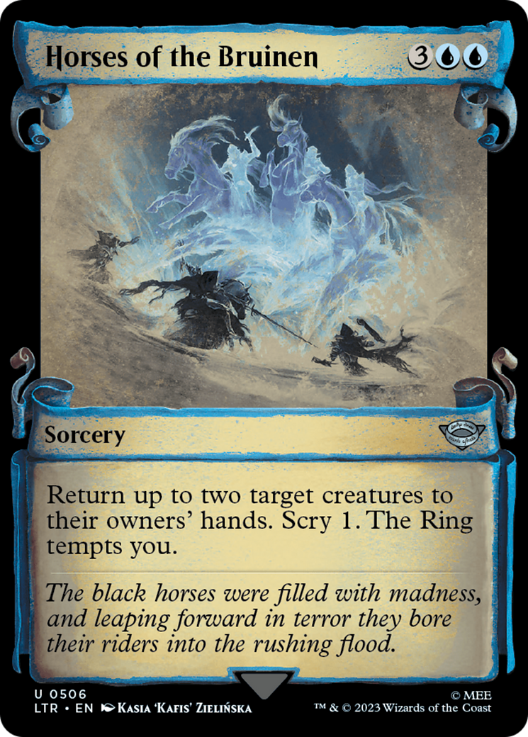 Image of Horses of the Bruinen (Showcase Scrolls) (LTR-506) - The Lord of the Rings: Tales of Middle-earth: (Showcase)