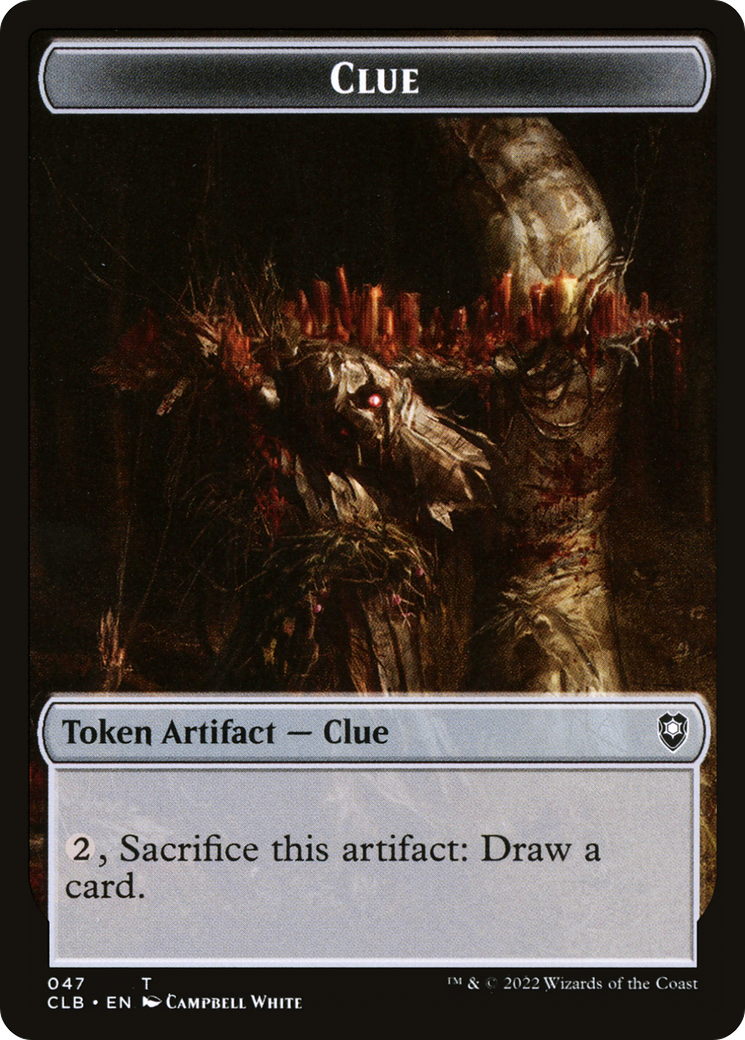 Image of Clue (TCLB-047) - Battle for Baldur's Gate Tokens