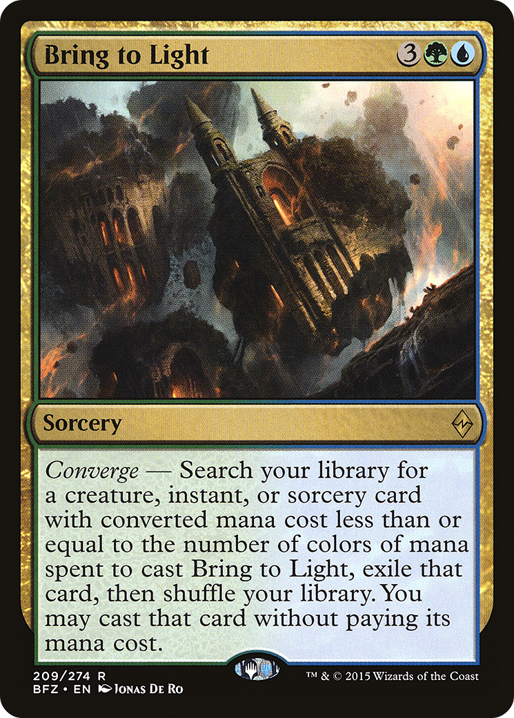 Image of Bring to Light (BFZ-209) - Battle for Zendikar Foil
