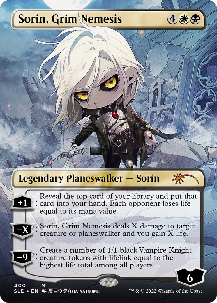 Image of Sorin, Grim Nemesis (SLD-400) - Secret Lair Drop (Borderless) Foil