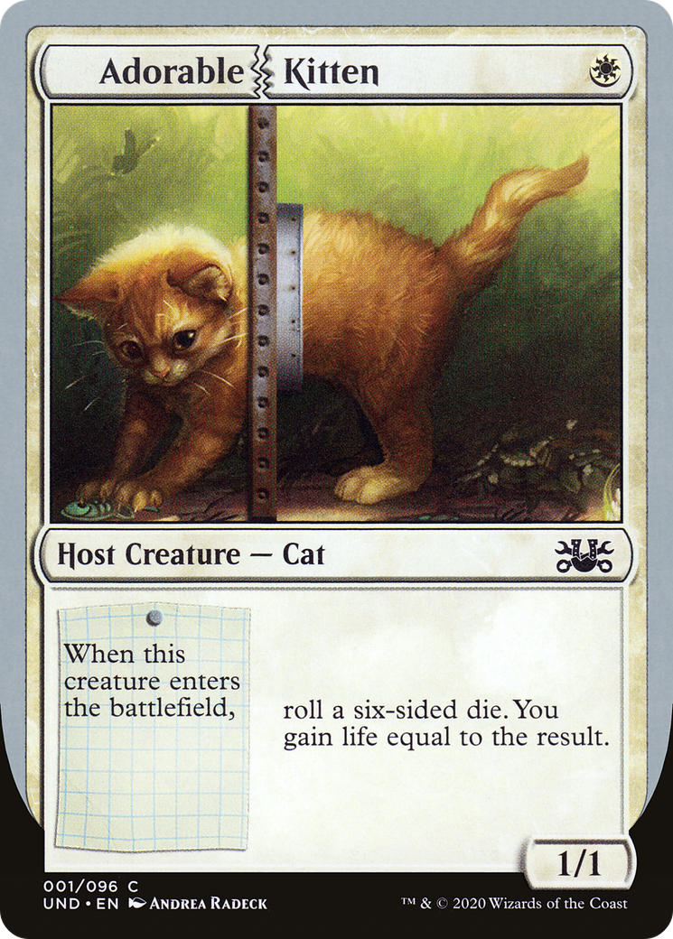 Image of Adorable Kitten (UND-001) - Unsanctioned