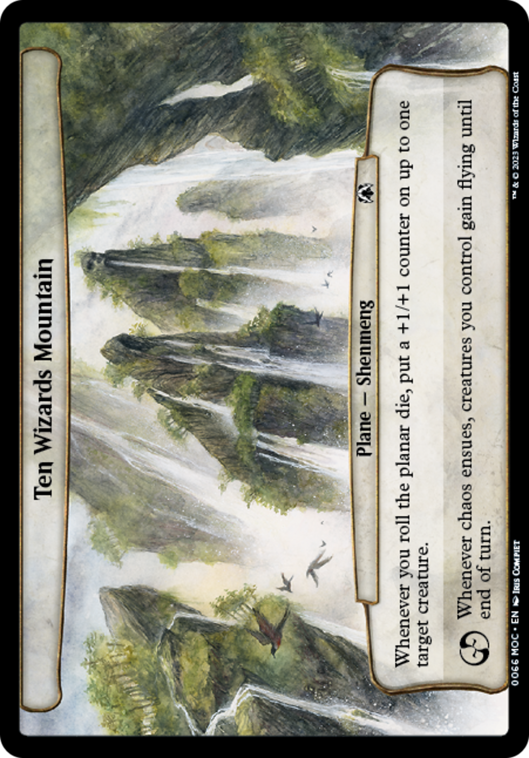 Image of Ten Wizards Mountain (MOC-066) - March of the Machine Commander