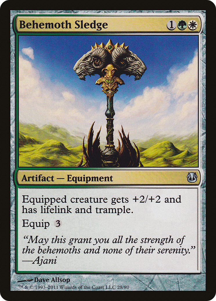Image of Behemoth Sledge (DDH-028) - Duel Decks: Ajani vs. Nicol Bolas