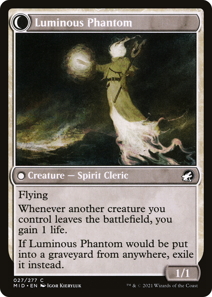 Image of Lunarch Veteran (MID-027) - Innistrad: Midnight Hunt: (Double Faced Transform)