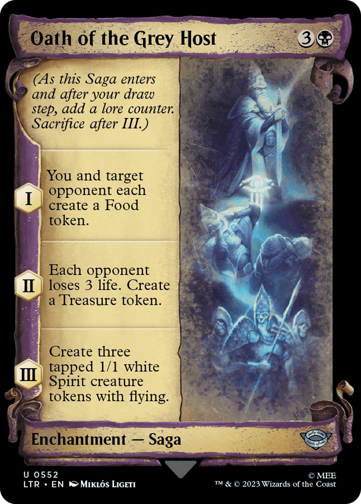 Image of Oath of the Grey Host (Showcase Scrolls) (LTR-552) - The Lord of the Rings: Tales of Middle-earth: (Showcase)
