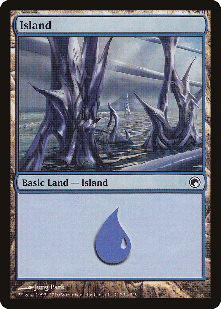 Image of Island (234) (SOM-234) - Scars of Mirrodin