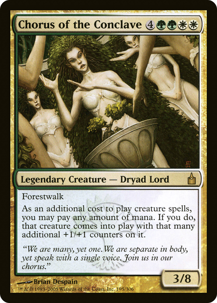 Image of Chorus of the Conclave (RAV-195) - Ravnica: City of Guilds Foil