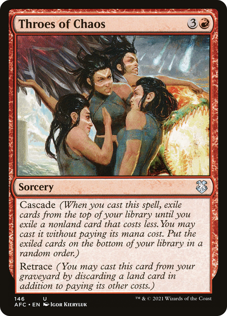 Image of Throes of Chaos (AFC-146) - Forgotten Realms Commander