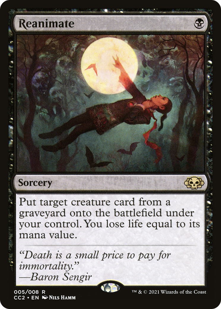 Image of Reanimate (CC2-005) - Commander Collection: Black