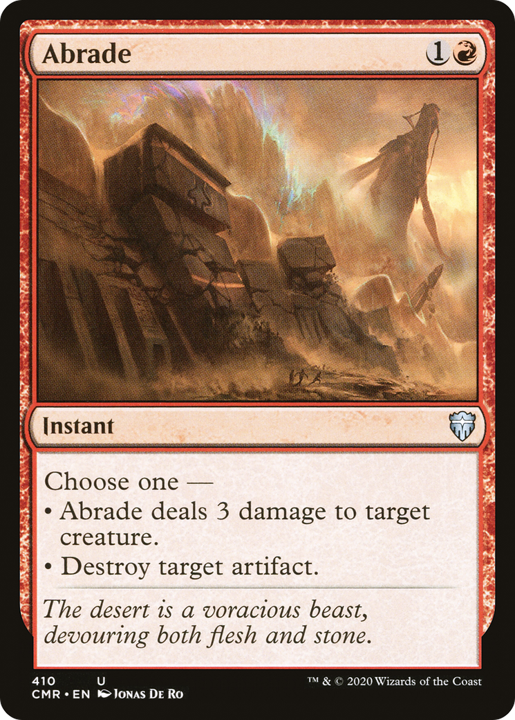 Image of Abrade (CMR-410) - Commander Legends