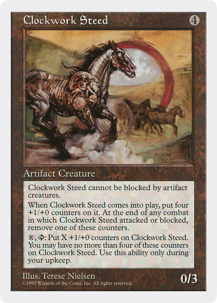 Image of Clockwork Steed (5ED-) - Fifth Edition