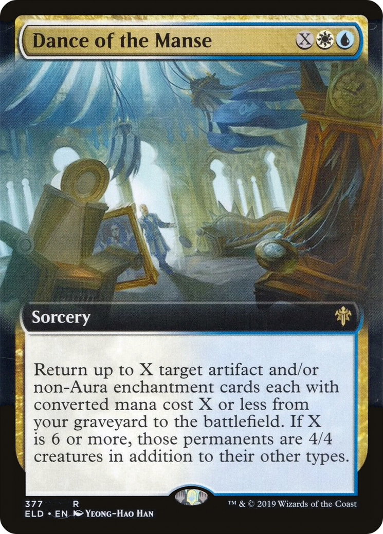 Image of Dance of the Manse (Extended Art) (ELD-377) - Throne of Eldraine: (Extended Art) Foil