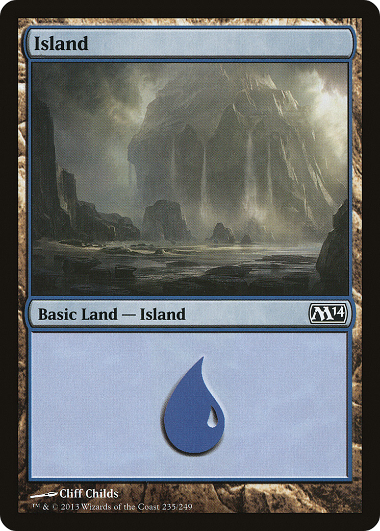 Image of Island (235) (M14-235) - Magic 2014