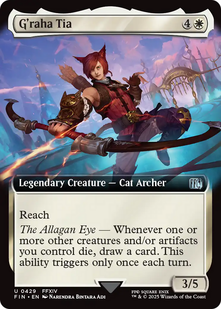 Image of G'raha Tia (Extended Art) (FIN-429) - FINAL FANTASY: (Extended Art) Foil