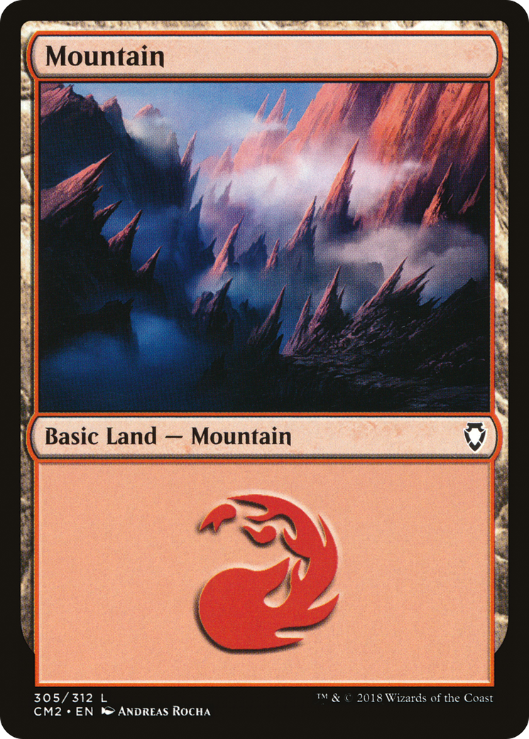 Image of Mountain (305) (CM2-305) - Commander Anthology Volume II