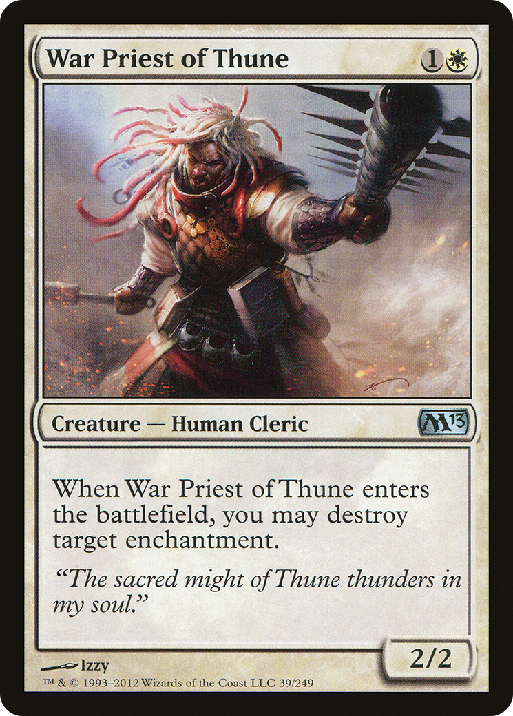 Image of War Priest of Thune (M13-039) - Magic 2013 Foil