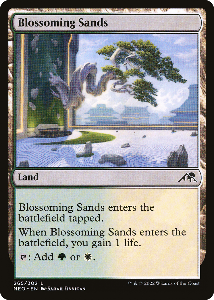 Image of Blossoming Sands (NEO-265) - Kamigawa: Neon Dynasty
