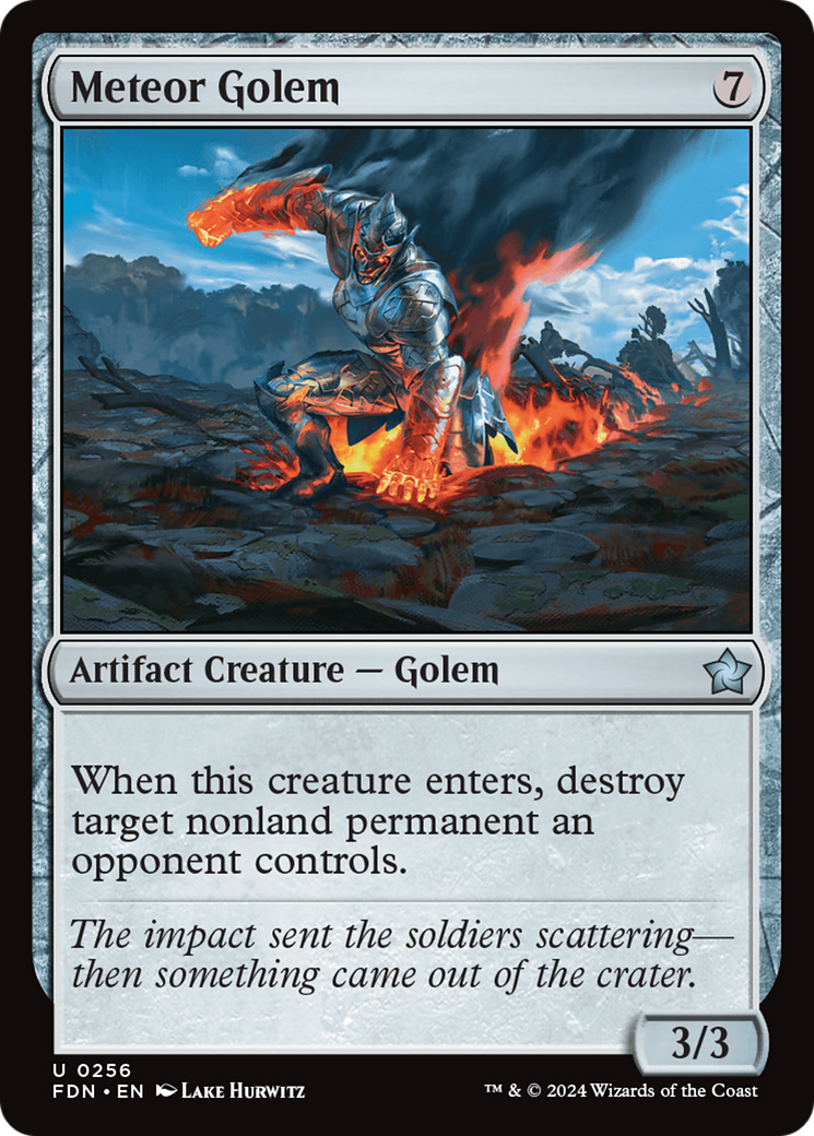 Image of Meteor Golem (FDN-256) - Foundations