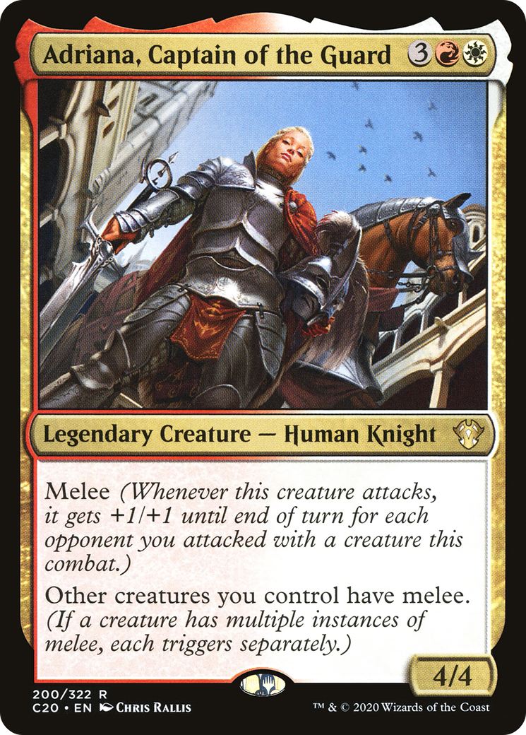 Image of Adriana, Captain of the Guard (C20-200) - Commander 2020