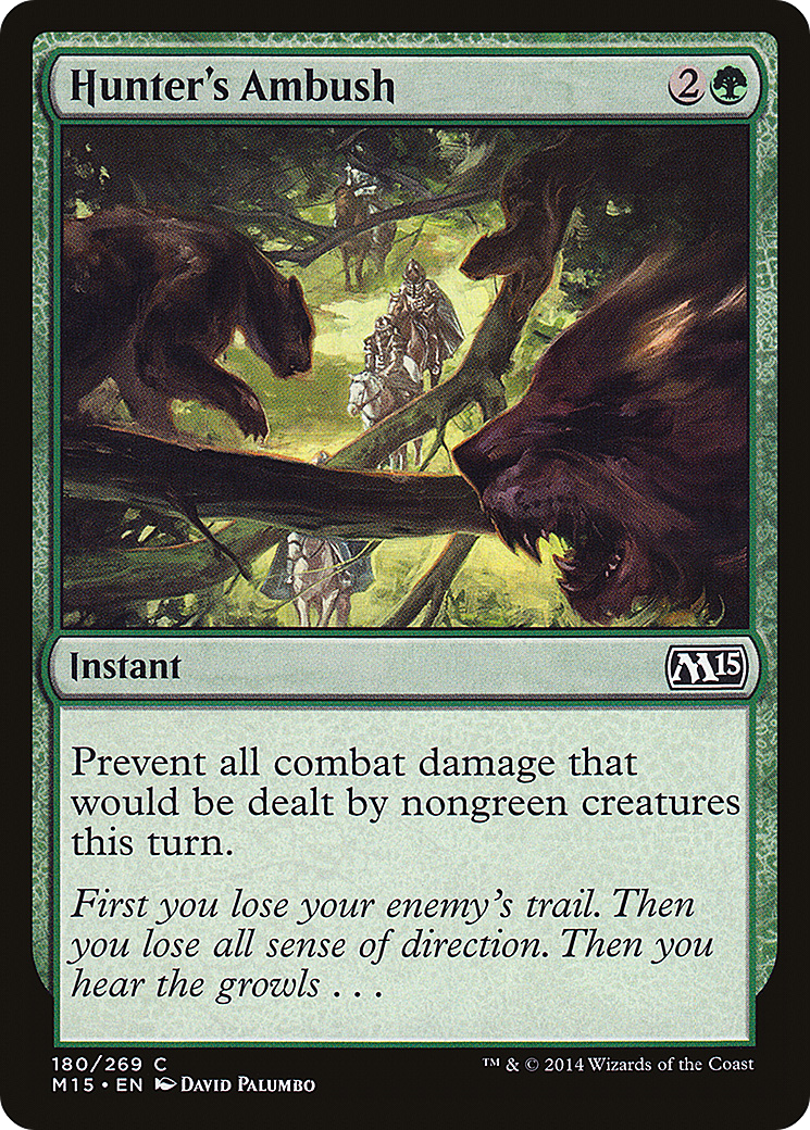 Image of Hunter's Ambush (M15-180) - Magic 2015 Foil