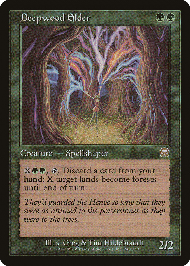 Image of Deepwood Elder (MMQ-240) - Mercadian Masques