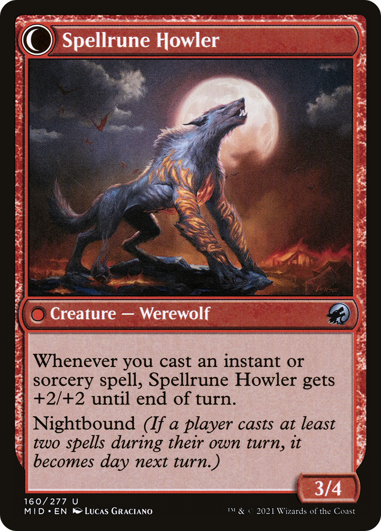 Image of Spellrune Painter (MID-160) - Innistrad: Midnight Hunt: (Double Faced Transform)