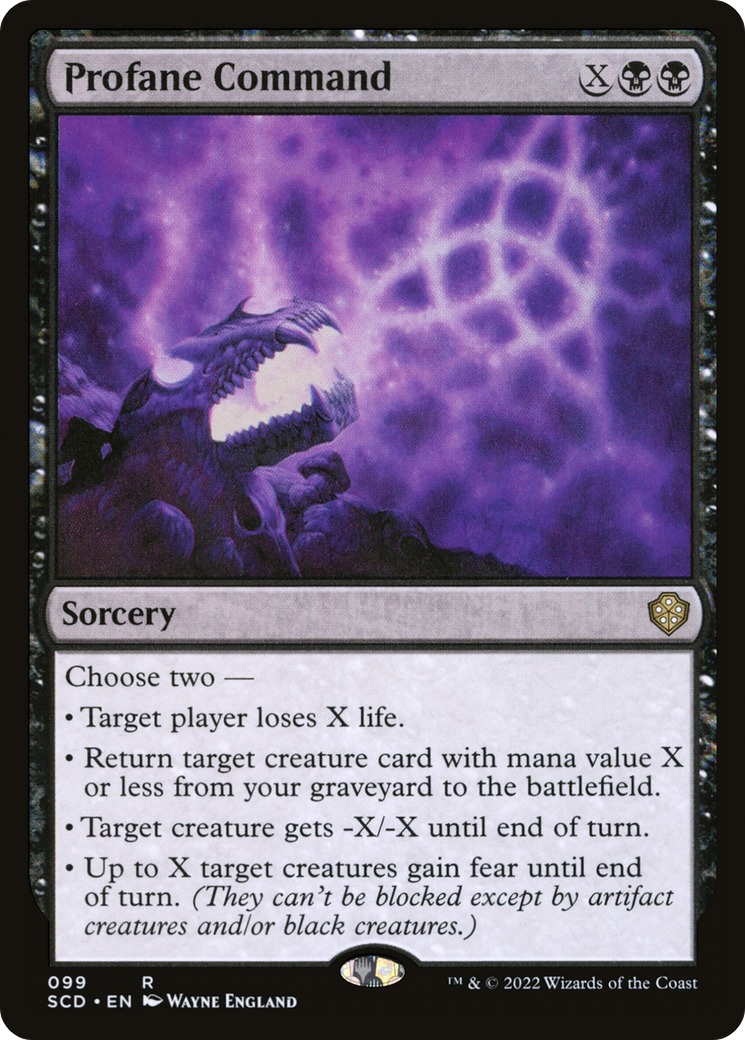 Image of Profane Command (SCD-099) - Starter Commander Decks