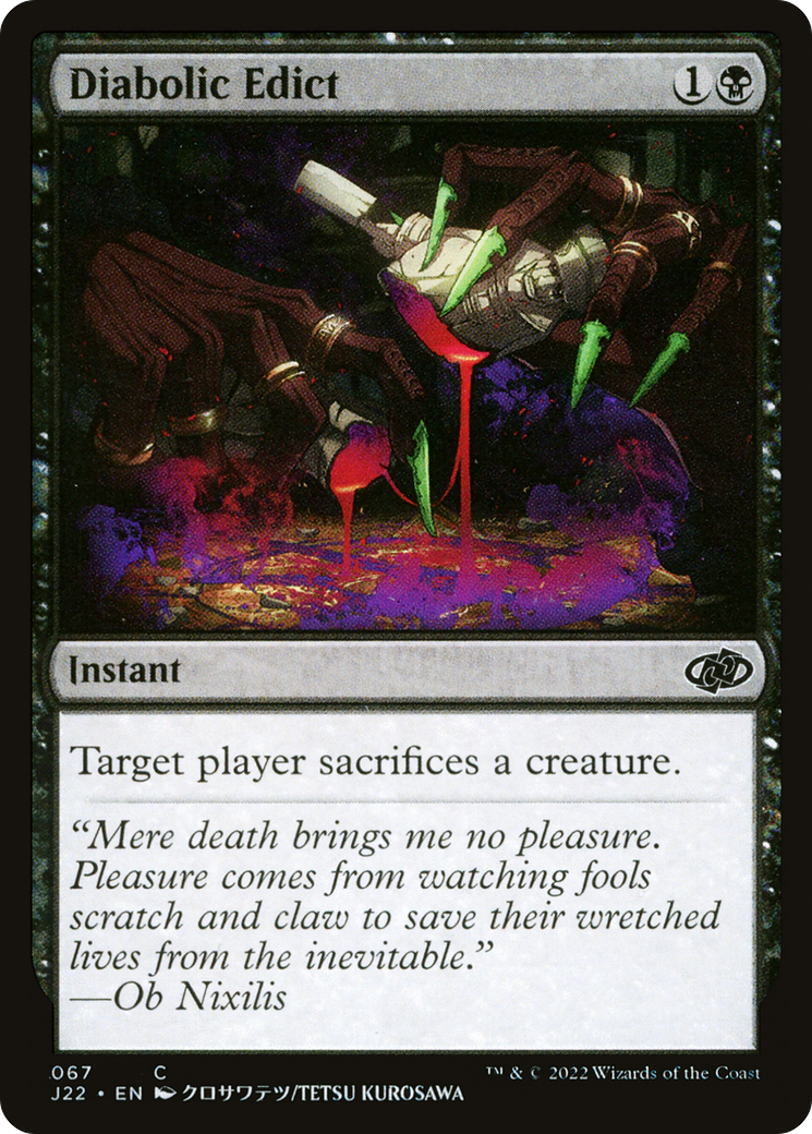 Image of Diabolic Edict (J22-067) - Jumpstart 2022