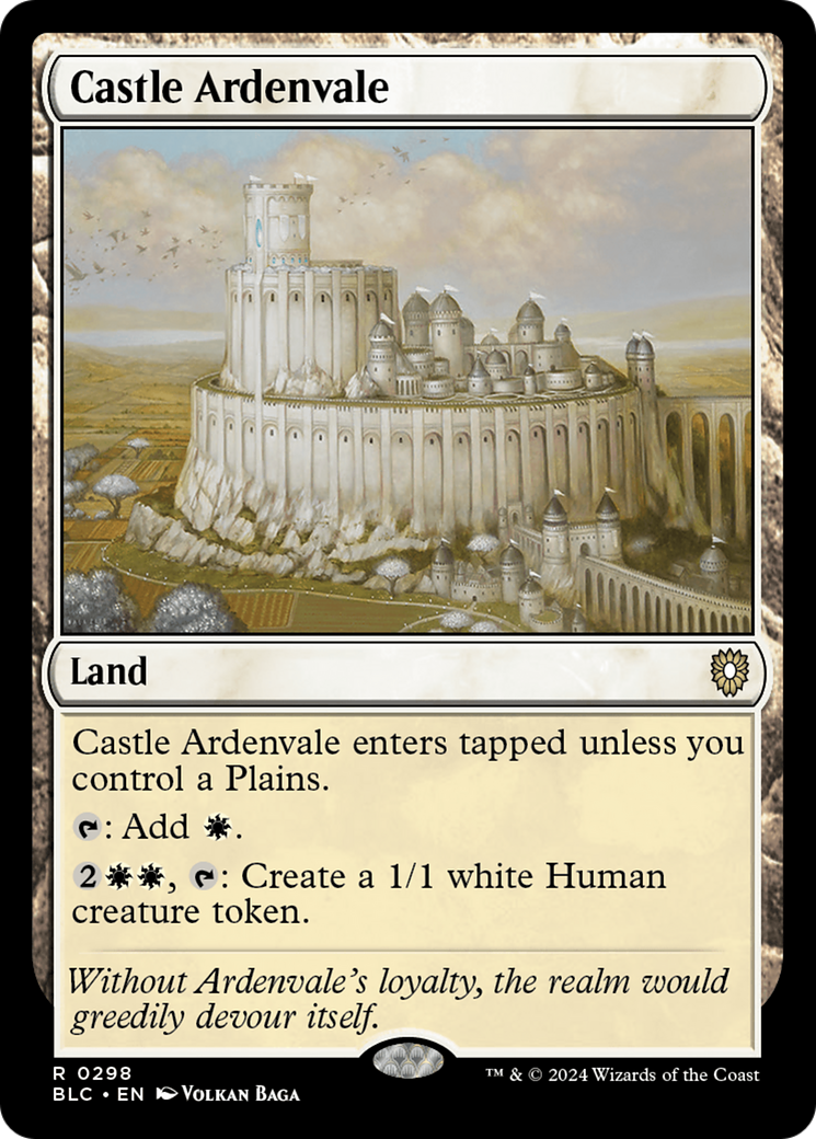 Image of Castle Ardenvale (BLC-298) - Bloomburrow Commander
