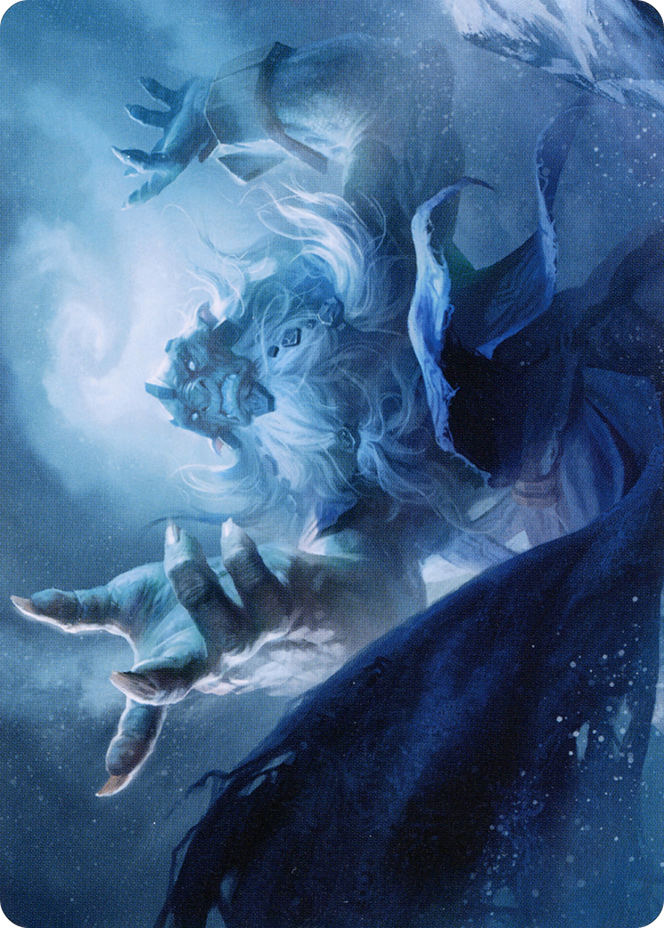 Image of Cyclone Summoner // Cyclone Summoner (ASKHM-013) - Art Series: Kaldheim (Borderless) Foil