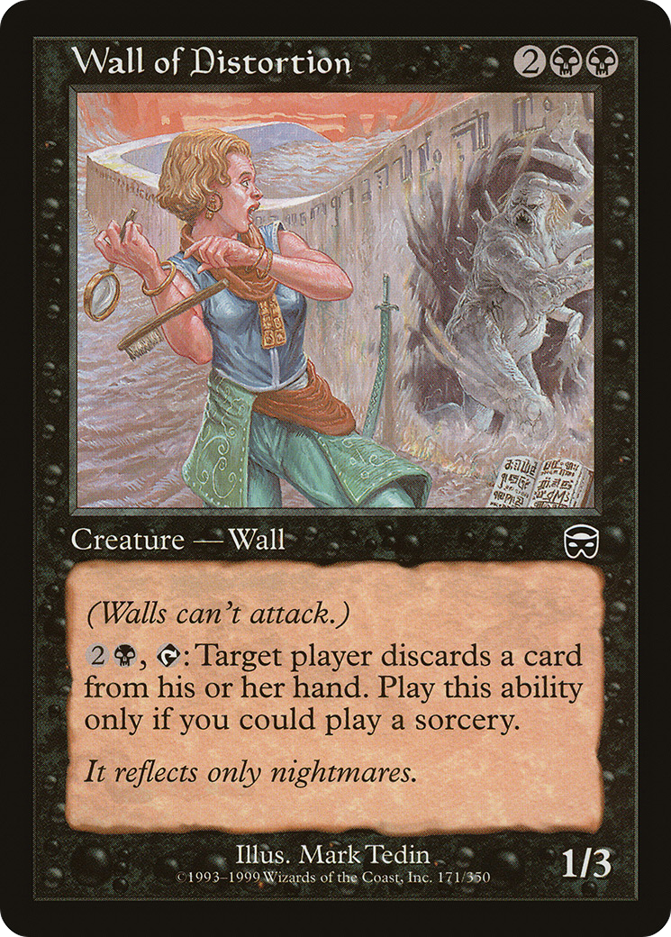 Image of Wall of Distortion (MMQ-171) - Mercadian Masques Foil