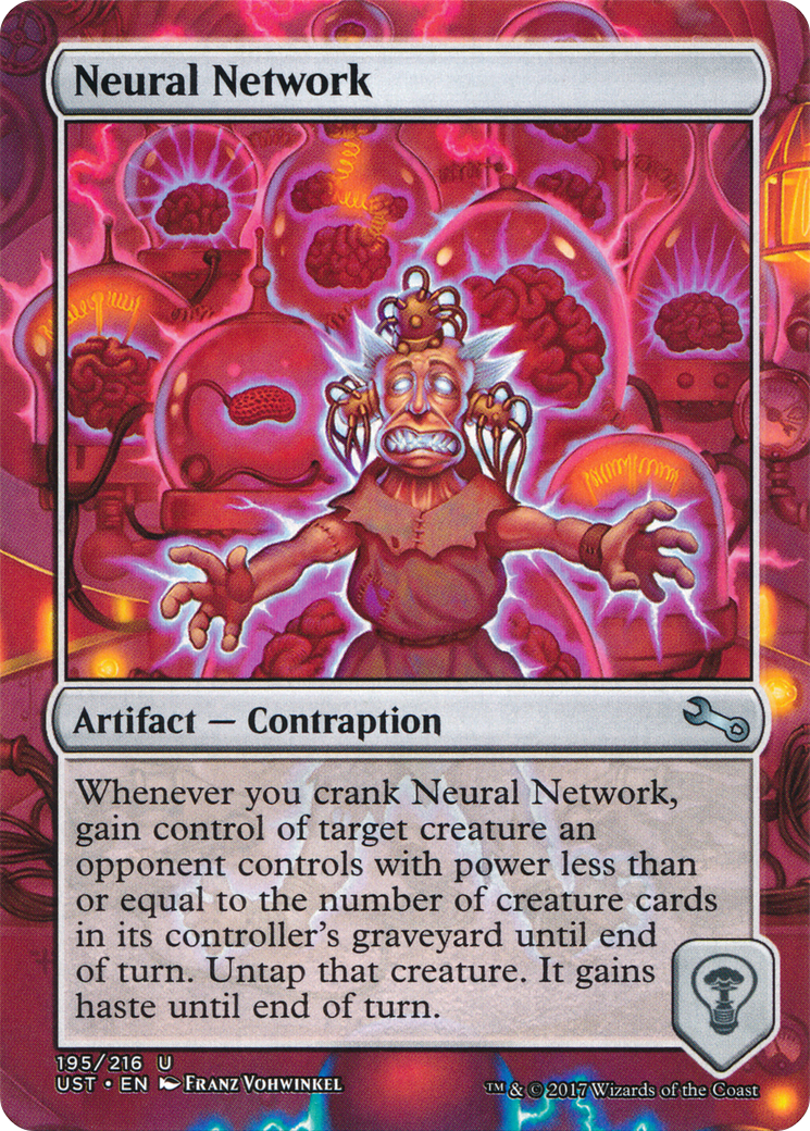 Image of Neural Network (UST-195) - Unstable (Borderless) Foil