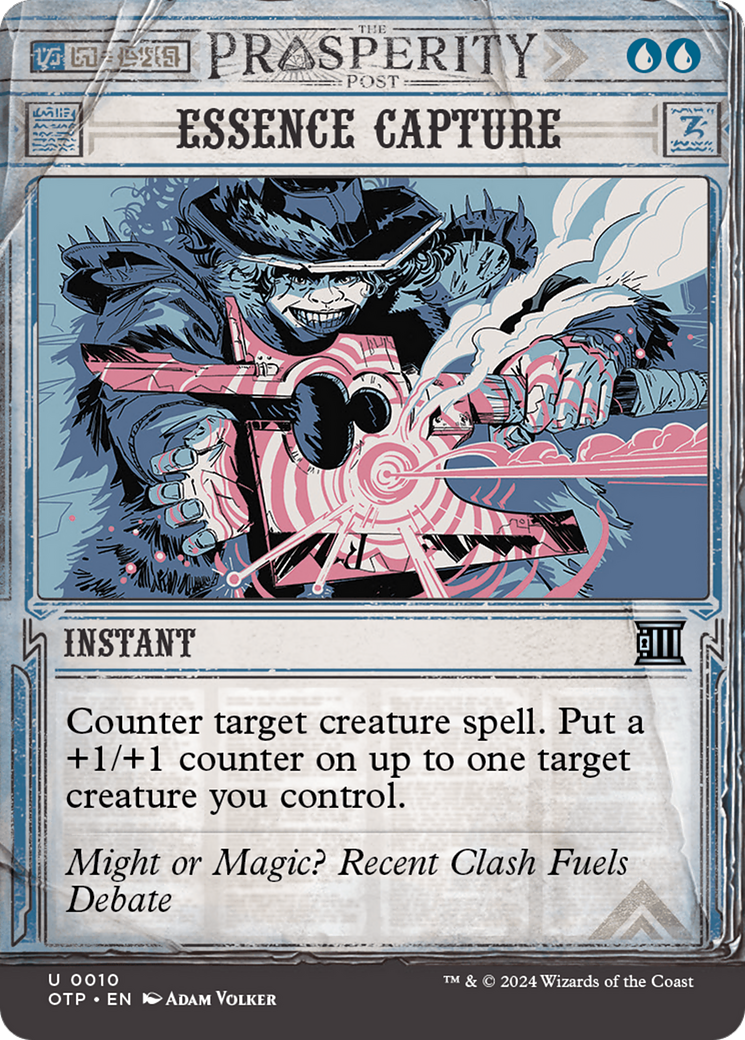 Image of Essence Capture (OTP-010) - Breaking News: (Showcase) (Borderless)