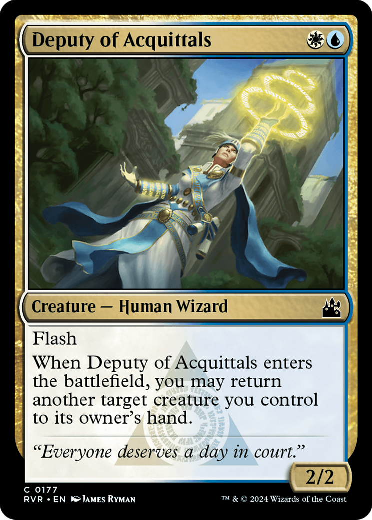 Image of Deputy of Acquittals (RVR-177) - Ravnica Remastered