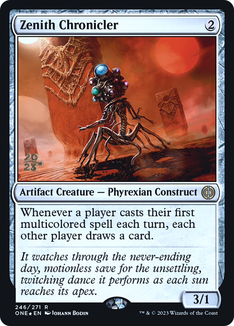 Image of Zenith Chronicler (PRE-246) - Phyrexia: All Will Be One Promos Foil
