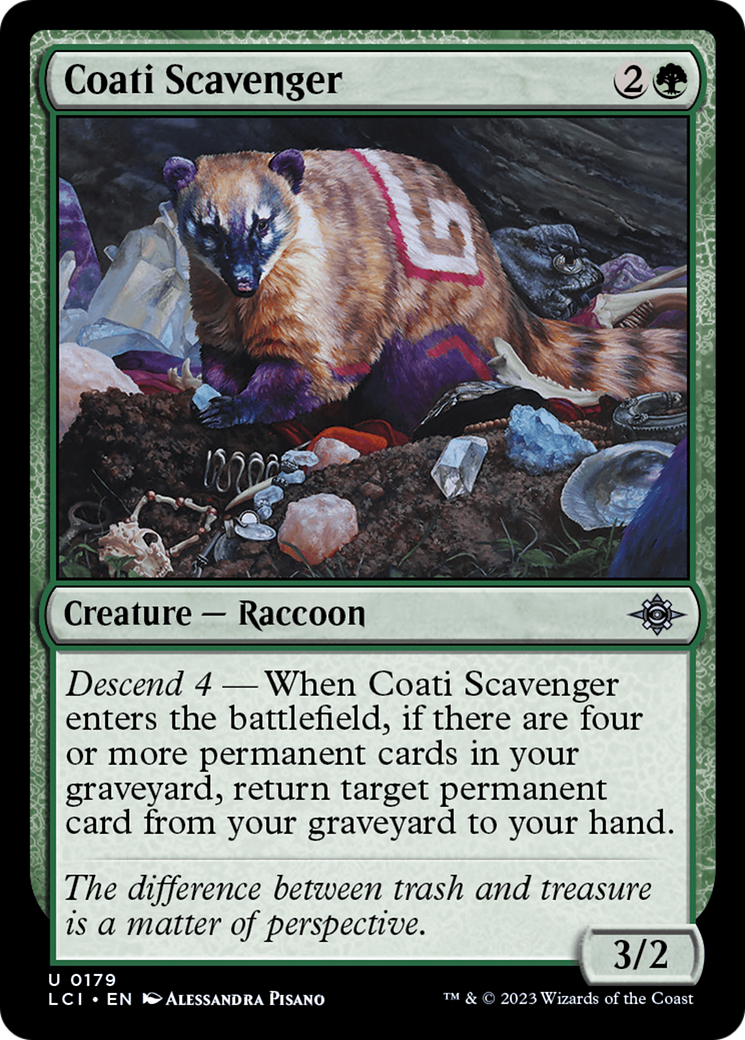 Image of Coati Scavenger (LCI-179) - The Lost Caverns of Ixalan Foil
