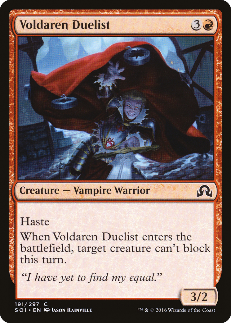 Image of Voldaren Duelist (SOI-191) - Shadows over Innistrad