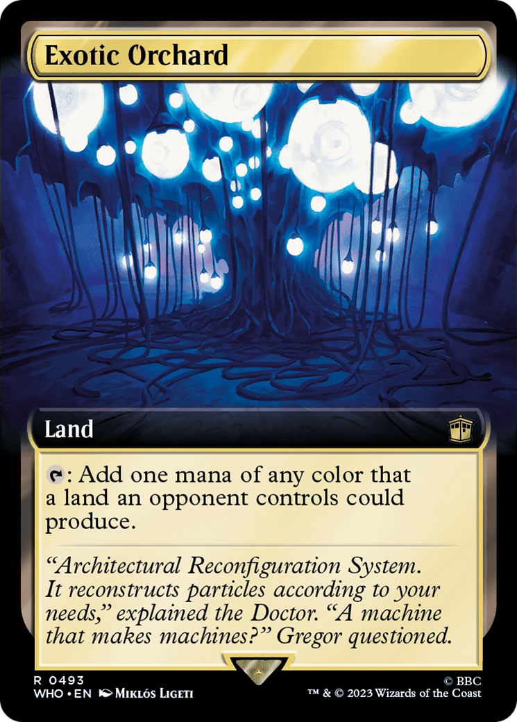 Image of Exotic Orchard (Extended Art) (WHO-493) - Doctor Who: (Extended Art)