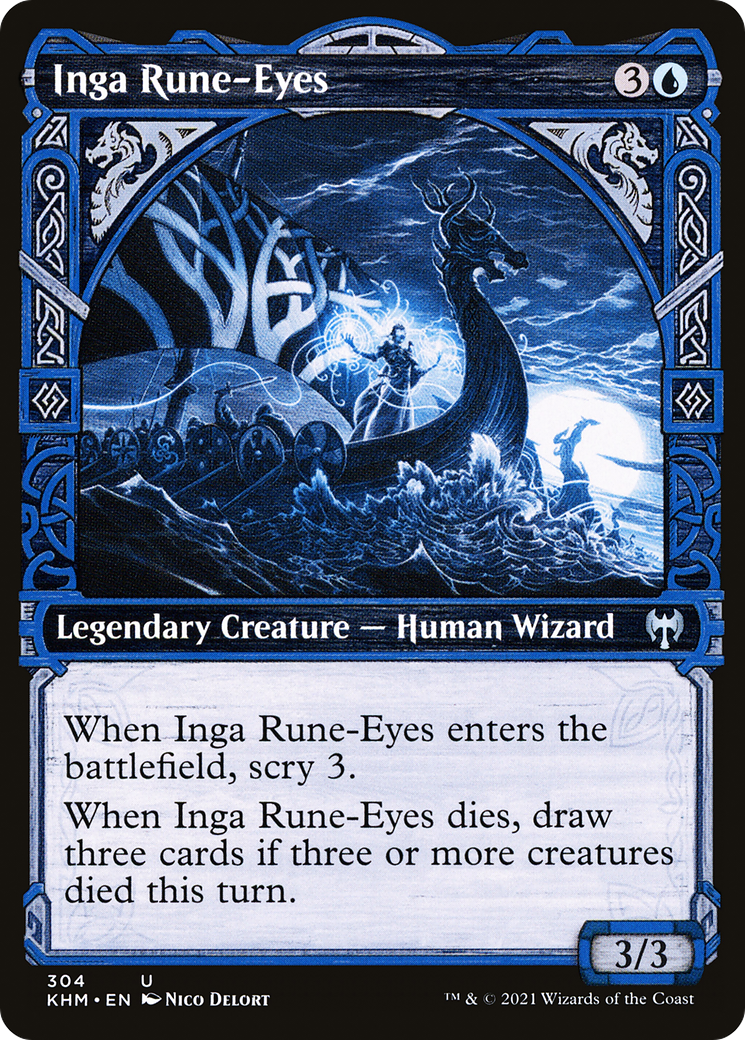 Image of Inga Rune-Eyes (Showcase) (KHM-304) - Kaldheim: (Showcase) Foil