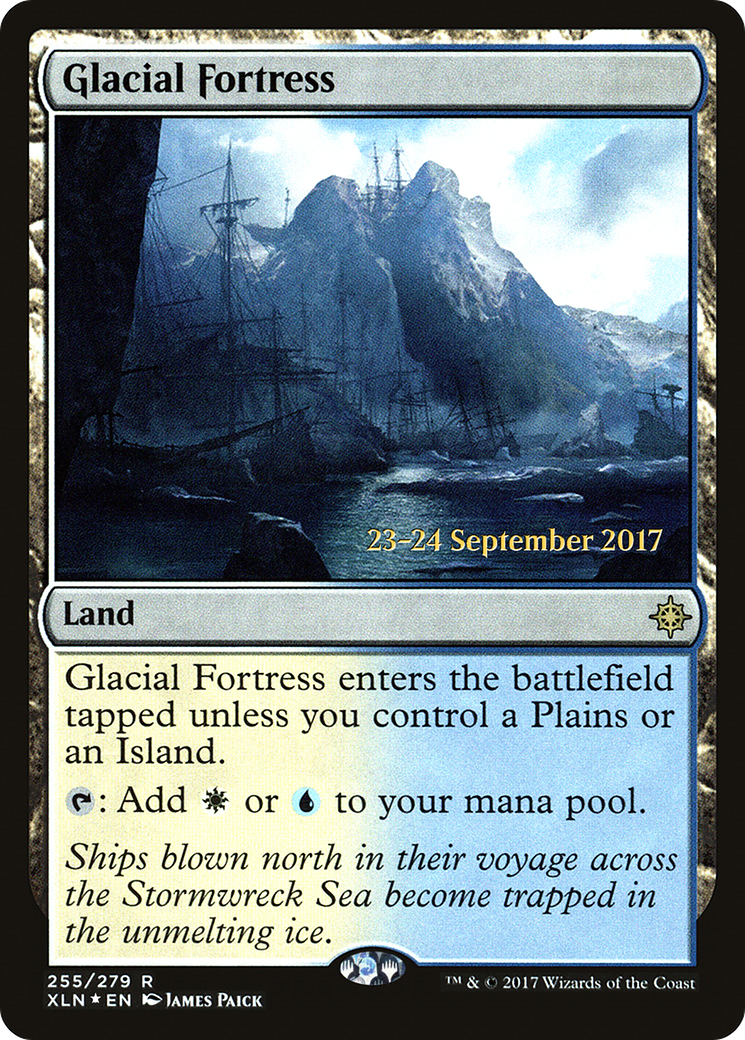 Image of Glacial Fortress (PRE-255) - Ixalan Promos Foil