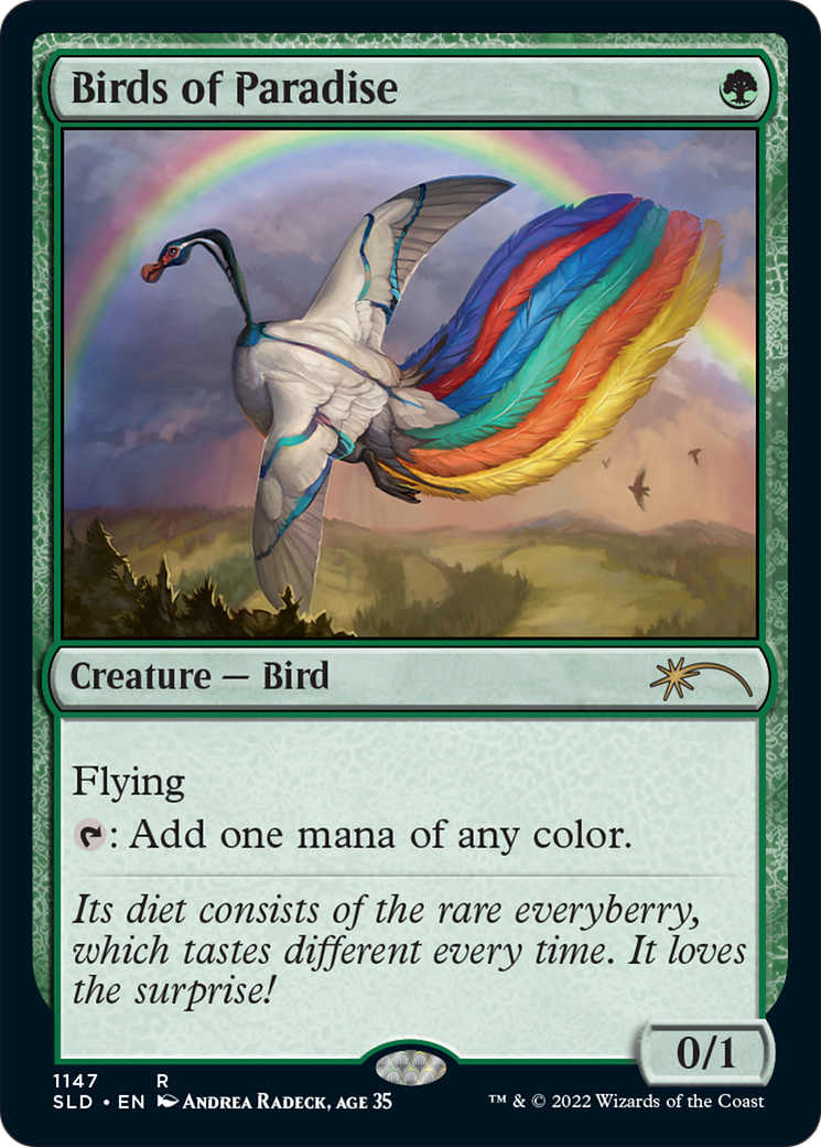 Image of Birds of Paradise (1147) (SLD-1147) - Secret Lair Drop Foil