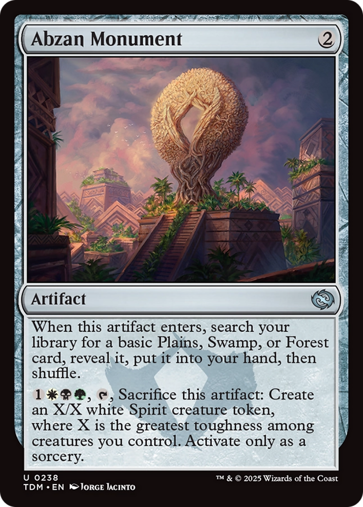 Image of Abzan Monument (TDM-238) - Tarkir: Dragonstorm