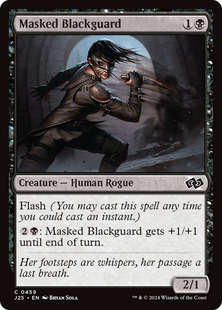 Image of Masked Blackguard (J25-459) - Foundations Jumpstart