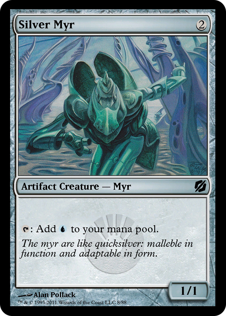 Image of Silver Myr (TD2-008) - Duel Decks: Mirrodin Pure vs. New Phyrexia
