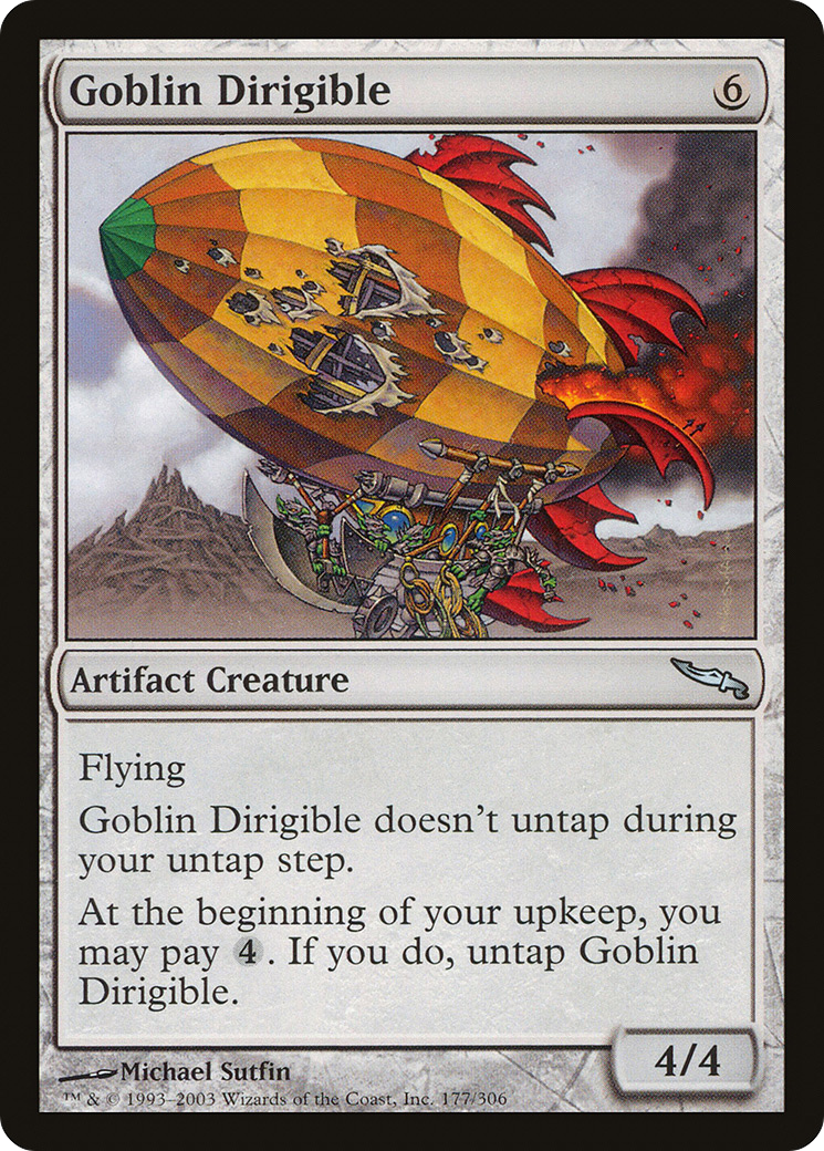 Image of Goblin Dirigible (MRD-177) - Mirrodin Foil